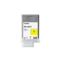 ORIGINAL Canon Cartuccia d'inchiostro giallo PFI-107y 6708B001 130ml