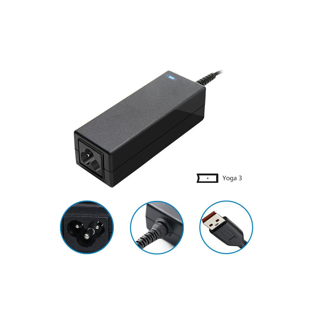 ALIMENTATORE NB 40W 20V/2A COMP LENOVO 3 TIP