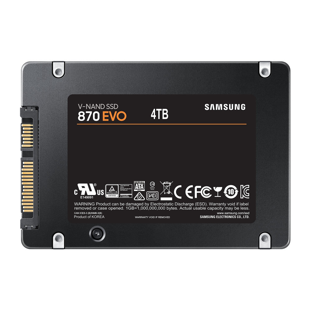 SSD 2,5 4TB SATA3 EVO 870 SAMSUNG R/W 560/530 MB/S 3D NAND
