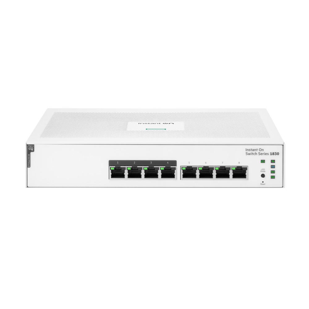 SWITCH 8P GIGABIT DI CUI 4POE 65W A RUBA HPE 1830