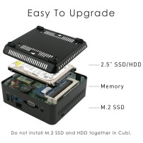 PC MSI CUBI CEL 4GB 64GB W10PRO N4500 H/VGA 4K GBLAN 2U3.2