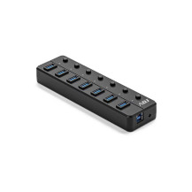 HUB USB 3.1 7 PORTE SEVEN BK FAST CHARGING COMPATIBILE 1.0/2.0