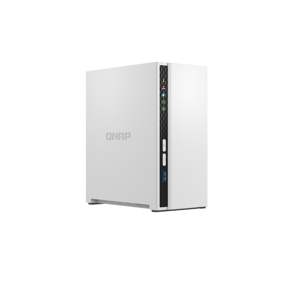 NAS QNAP 2BAY 3,51P GIGA+1P USB3.2 +1P USB2.0 2GB-CPU ARM 2.0GHZ