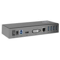 DOCKING STATION 13IN1 USB3.0 XENA HDMI+DVI+LAN+6*USB+3.5MM AUDIOVIDEO