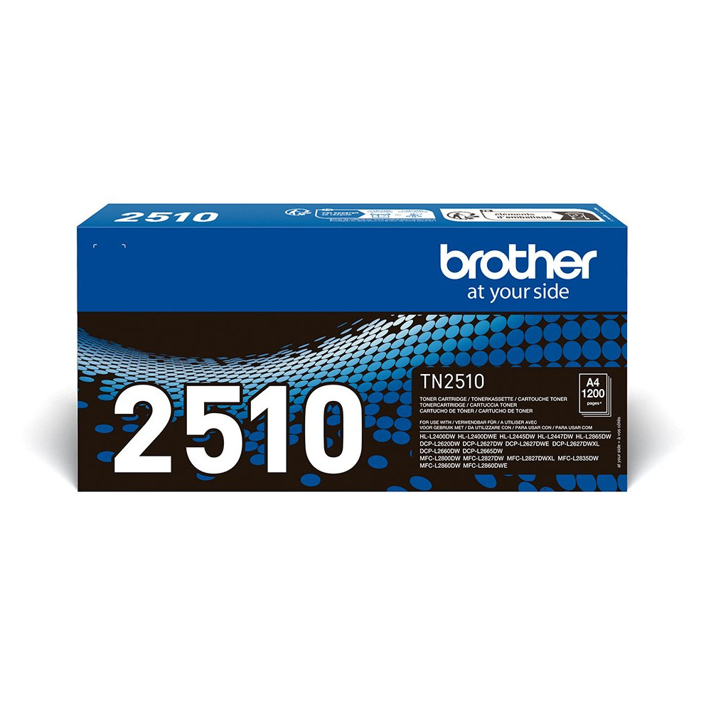 TONER BROTHER TN2510 NERO PER MFC L2860DW/L2827DW 1200PG