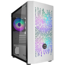 CASE MINI-TOWER NO PSU BLITZ R25 WH 2USB3 0,5MM SPCC WHITE 1*FAN RAINBO
