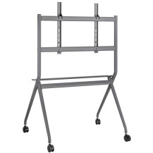 STAFFA  PAVIMENTO PER TV FINO A 86 NPF10298 LOAD 120KG CON RUOTE