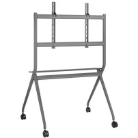 STAFFA  PAVIMENTO PER TV FINO A 86 NPF10298 LOAD 120KG CON RUOTE