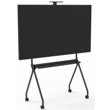 STAFFA  PAVIMENTO PER TV FINO A 86 NPF10297 100KG CON RUOTE 1000X600