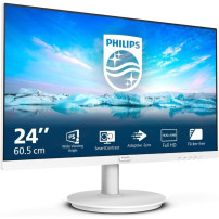 MON 23,6VA MM VGA HDMI 4MS BIANCO PHILIPS 241V8AW/00 16:9 3000:1