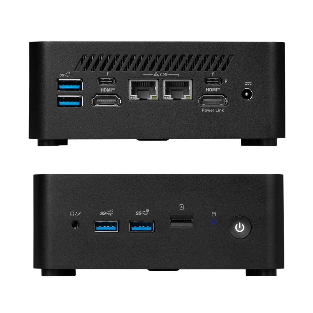 PC MSI CUBI NUC CORE 3 8G 512 FDOS U3-100U SSD M.2+2,5 DDR5 WIFI VESA