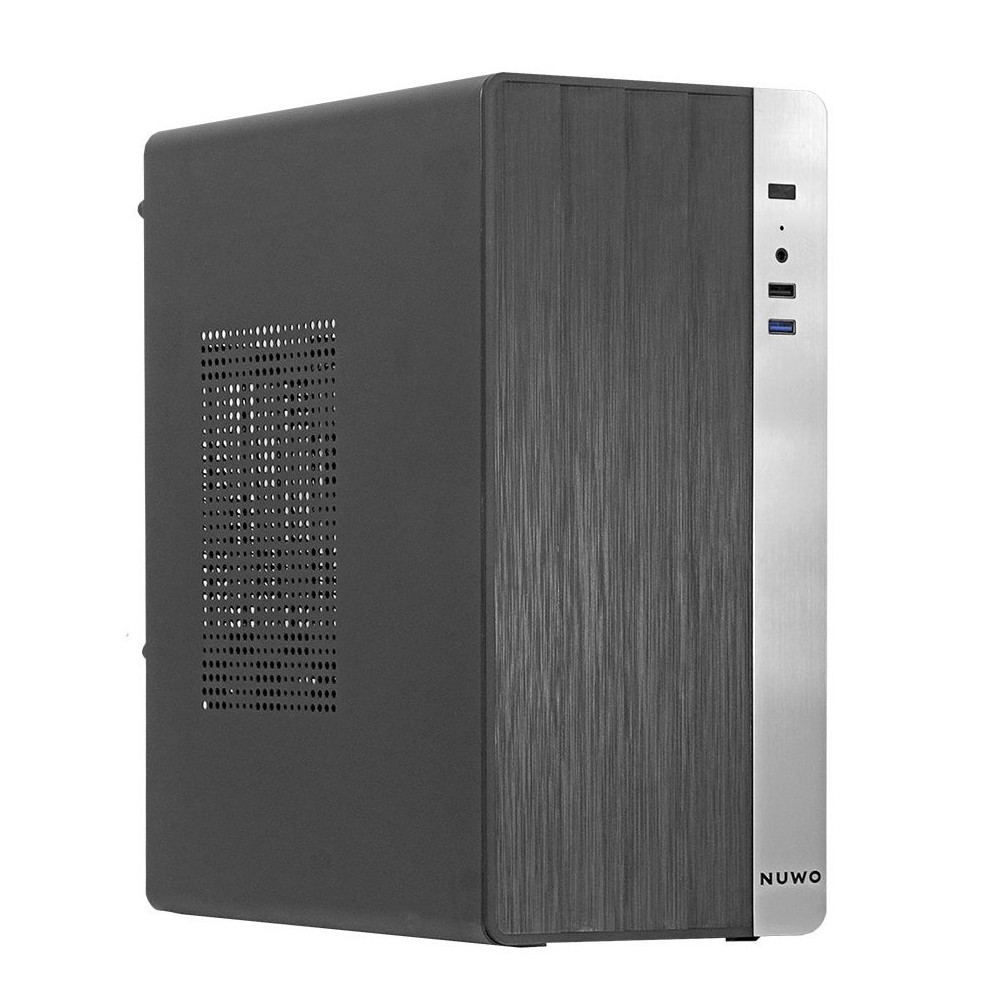 CASE MINI-TOWER NO PSU QUARTZ Q100 2USB3 0,6MM SPCC MATX MITX BLACK
