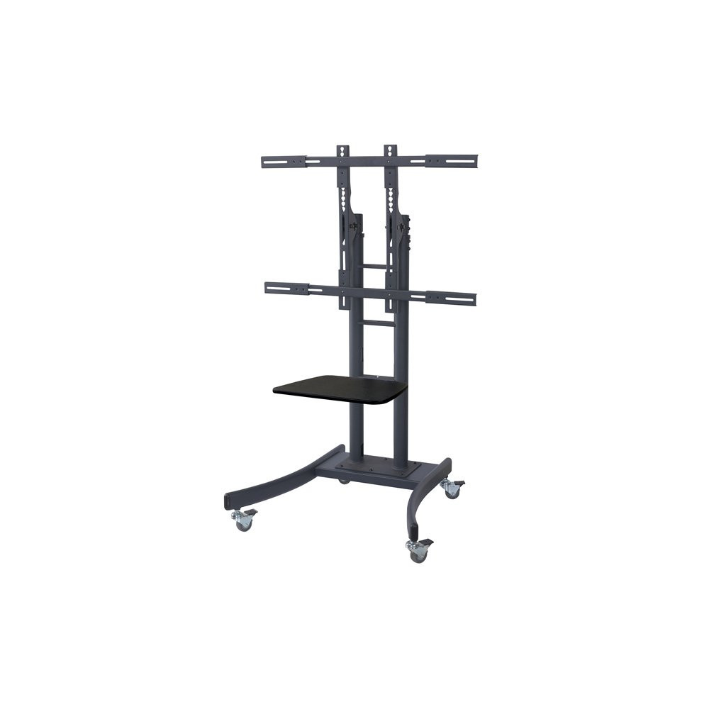 STAFFA  PAVIMENTO PER TV 37-100 LOAD 125KG 800X600 PIANO E RUOTE