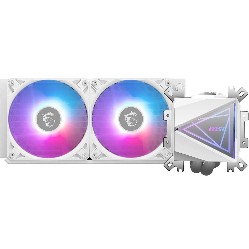 DISSIPATORE MAG CORELIQUID I240 WH SKT 1150>1851 AM4>AM5 ARGB WHITE