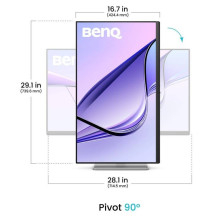 MON 32 IPS DESIGNED FOR MAC MM BENQ MA320U 4K UHD USBC HDMI PIVOT
