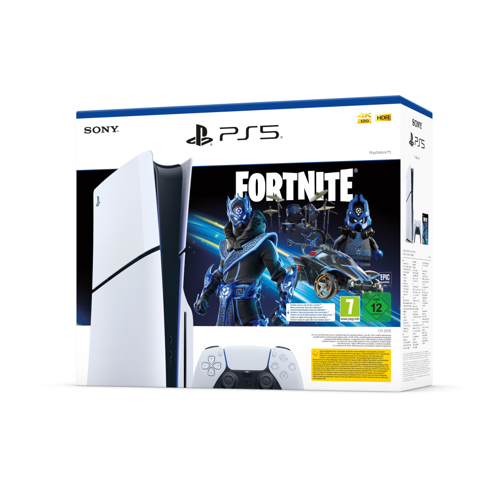 SONY PLAYSTATION 5 1TERA PS5 WHITE CON FORTNITE ITALIA DISC EDITION