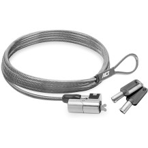 CAVO LUCCHETTO SICUREZZA NOTEBOOK 2MT CHIUSURA CON CHIAVE