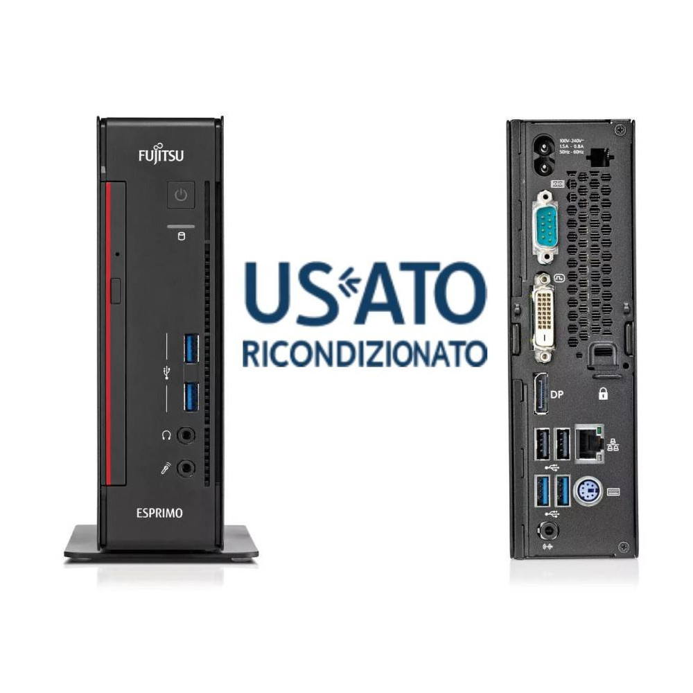 PC REF I7 8GB 256GB W10P P.SERIALE I7-6700T  FUJITSU Q556/2 TINY MINI