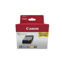 ORIGINAL Canon Multipack nero / nero / ciano / magenta / giallo PGI-570+CLI-571 0372C006 ~1674 Seiten