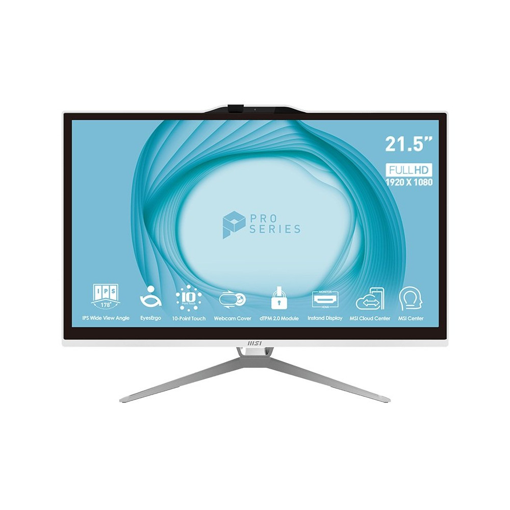 AIO 21,5 PEN 4GB 128GB WH W11P TCH G7400 MULTITOUCH FHD ANTIGL W11P