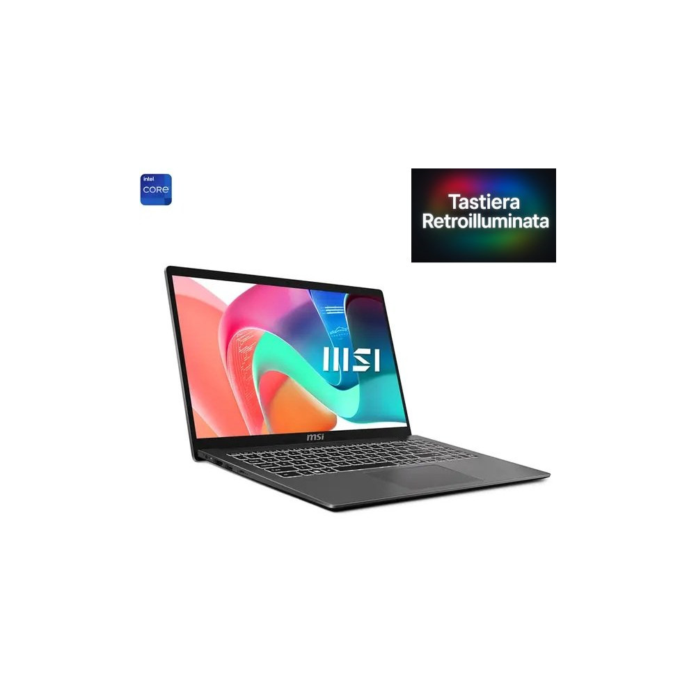 NB 15,6 I5-1335U 16GB 512SSD FD MSI MODERN 15 - BACKLIT KEYBOAR