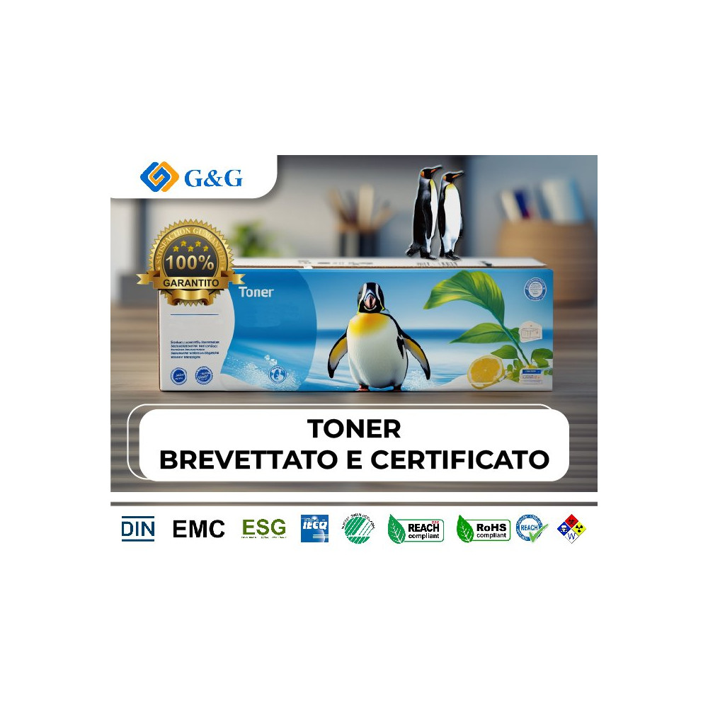 TONER G&G HP/CAN CF210X/731H K 2400 PAG RIGENERATO