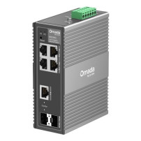 SWITCH OMADA IND 6P 5RJ45 1SFP SLOT INDUSTRIAL EASY MANAGED SWITCH