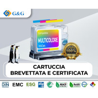 INK G&G HP 301XL CMY 18ML RIGENERATO INK LEVEL MULTIPACK