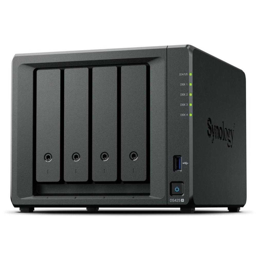 NAS SYNOLOGY DS425+ 4HD SATA2+2GB S ODIMM 1P RJ45/1GBE/1P 2.5GBE