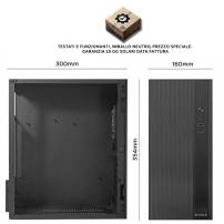 CASE MINI-TOWER NO PSU OPALZ100 OUT 2USB2 0,6MM LIEVE AMMACATURA LATERA