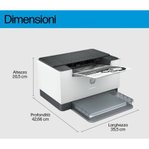 STAMP LAS B/N A4 USB/LAN F/R 28PPM HP LASERJET M207DW