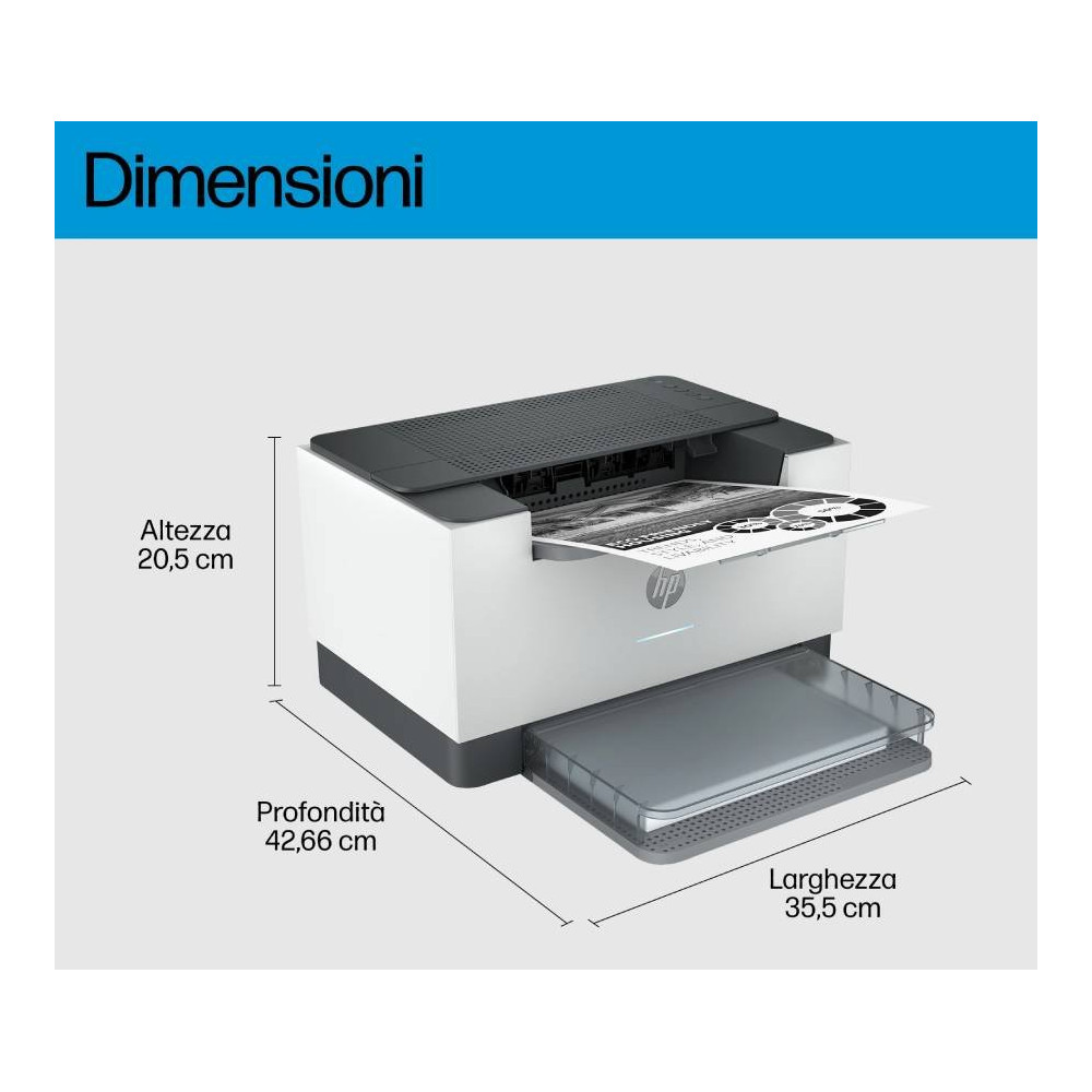 STAMP LAS B/N A4 USB/LAN F/R 28PPM HP LASERJET M207DW