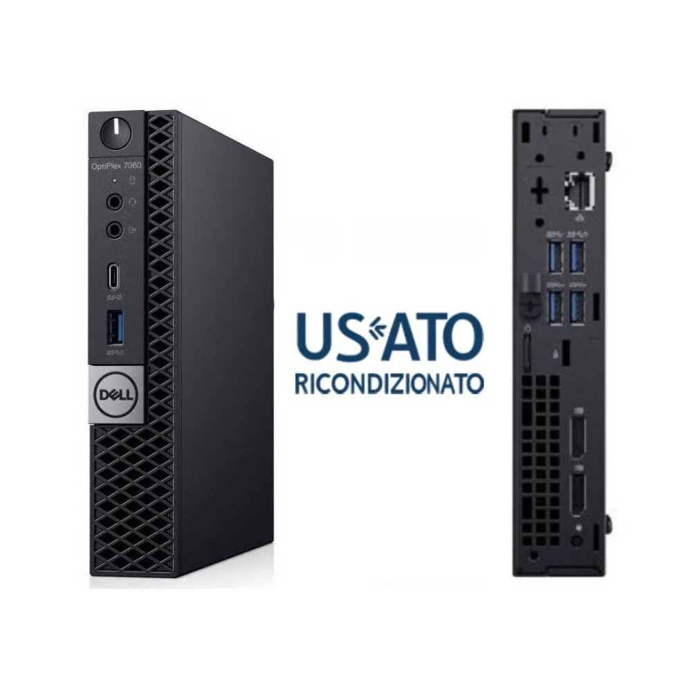 PC REF I5 16GB 256SSD  W11P I5-8500T DELL 7060  DM MICRO