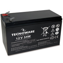 TECNOWARE POWER BATTERY 12V 11A 54W  (EACPE12V11ATWL ) - BATTERIA ERMETICA AL PIOMBO TECEACPE12V54WTWL