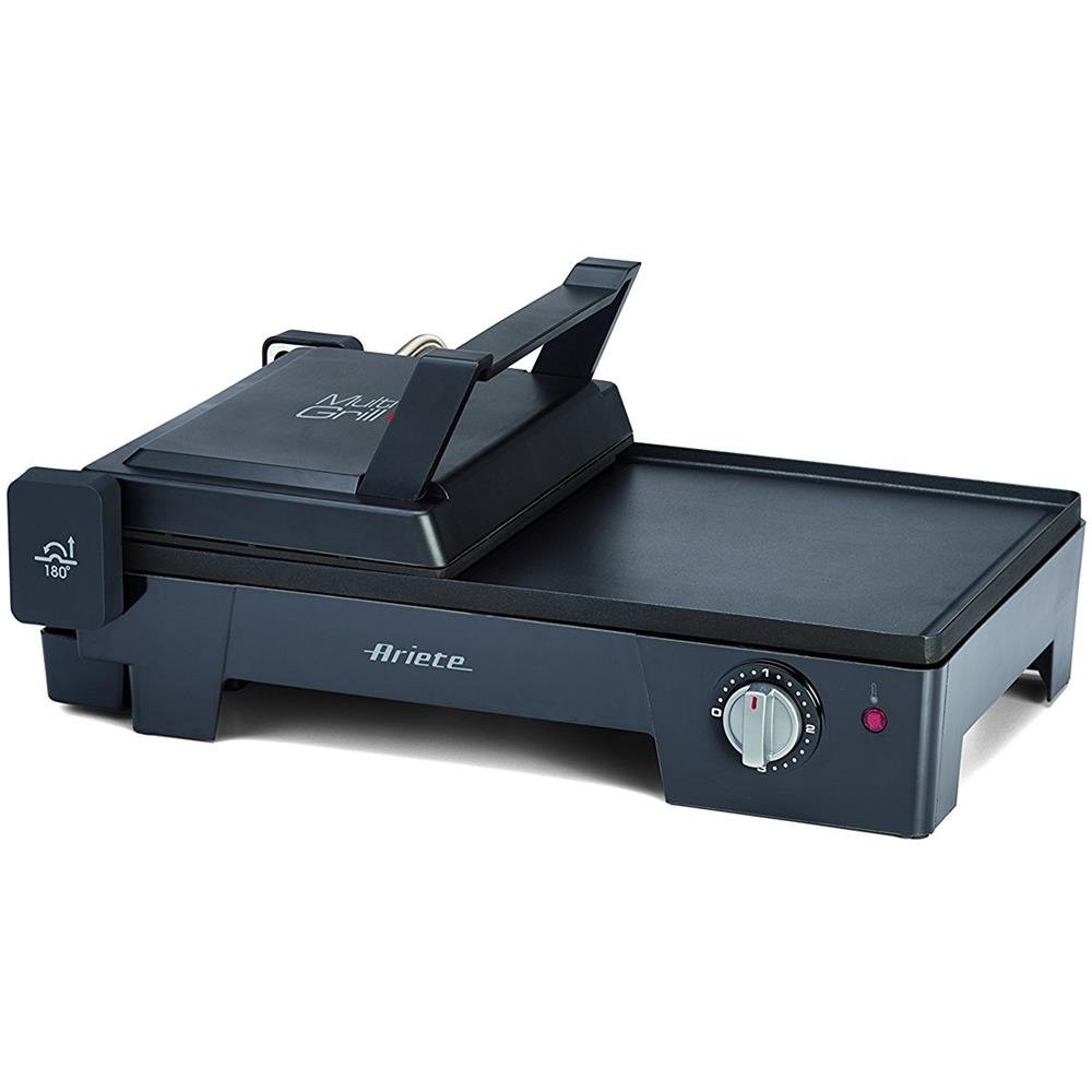 ARIETE MULTI GRILL 3 IN 1 (1916/10) - PIASTRA ELETTRICA ANTIADERENTE - APERTURA 180 GRADI - 2400W ARI1916