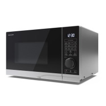 SHARP YC-PC254AE-S - FORNO A MICROONDE 25LT - 900W - CONTROLLO DIGITALE - GRILL - 11 LIVELLI DI POTENZA - BLACK/SILVER SHAYCPC25
