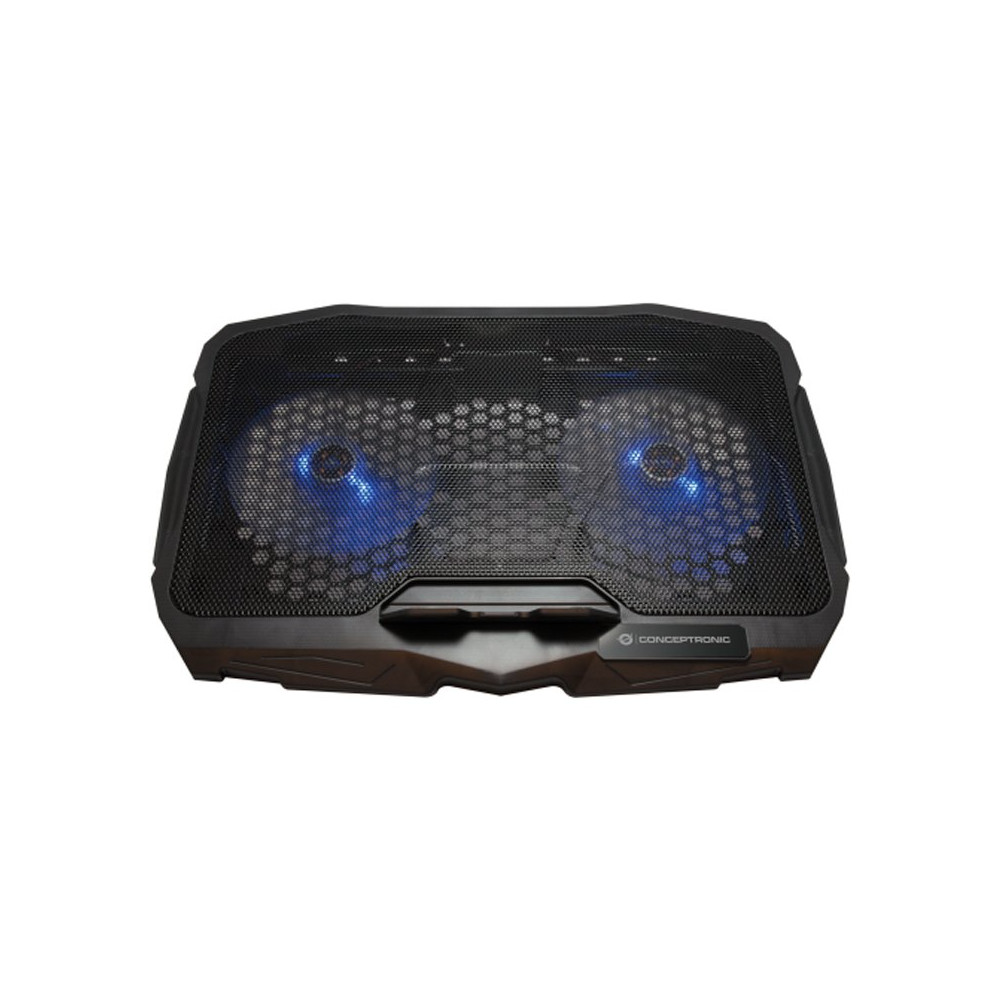 CONCEPTRONIC THANA07B - SUPPORTO NOTEBOOK 4 LIVELLI REGOLAZIONE - VENTOLE INTEGRATE CONTHANA07B