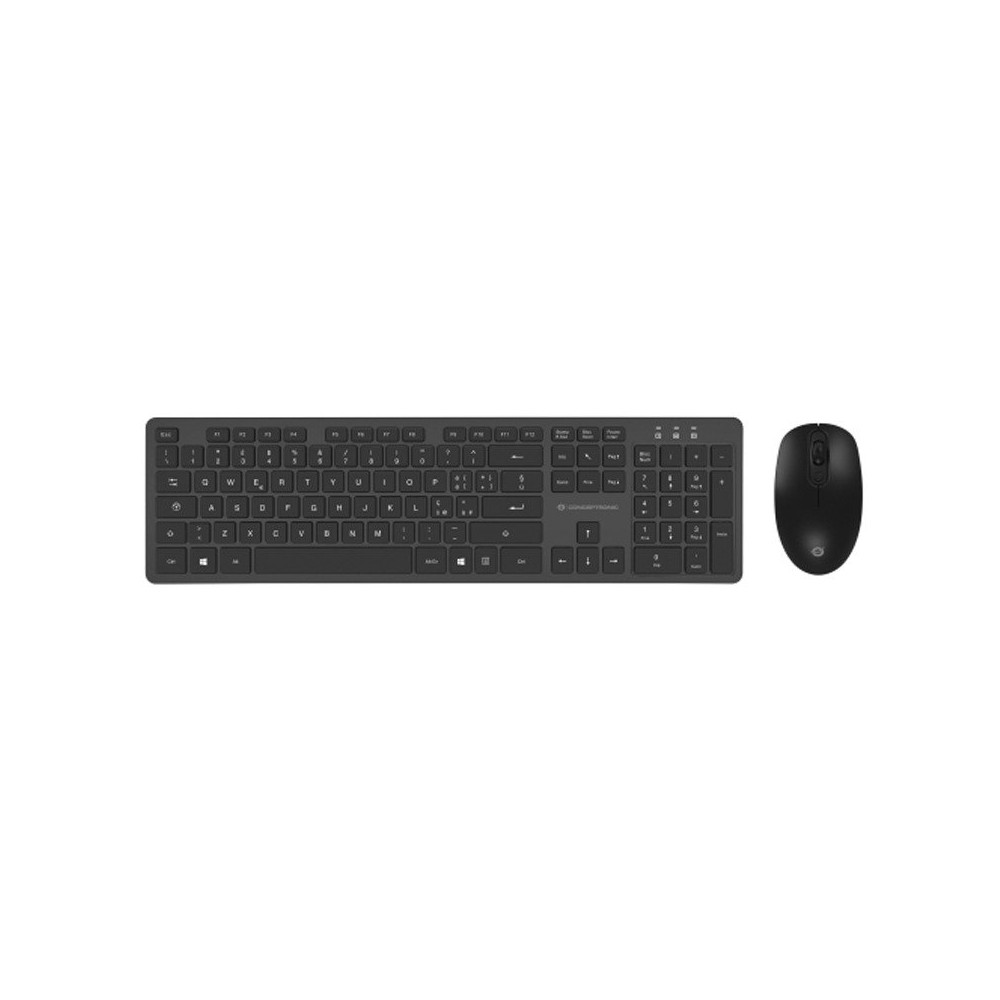 CONCEPTRONIC ORAZIO01IT - KIT TASTIERA + MOUSE WIRELESS - SOFT TOUCH - DPI SWITCH (800/1200/1600) CONORAZIO01IT