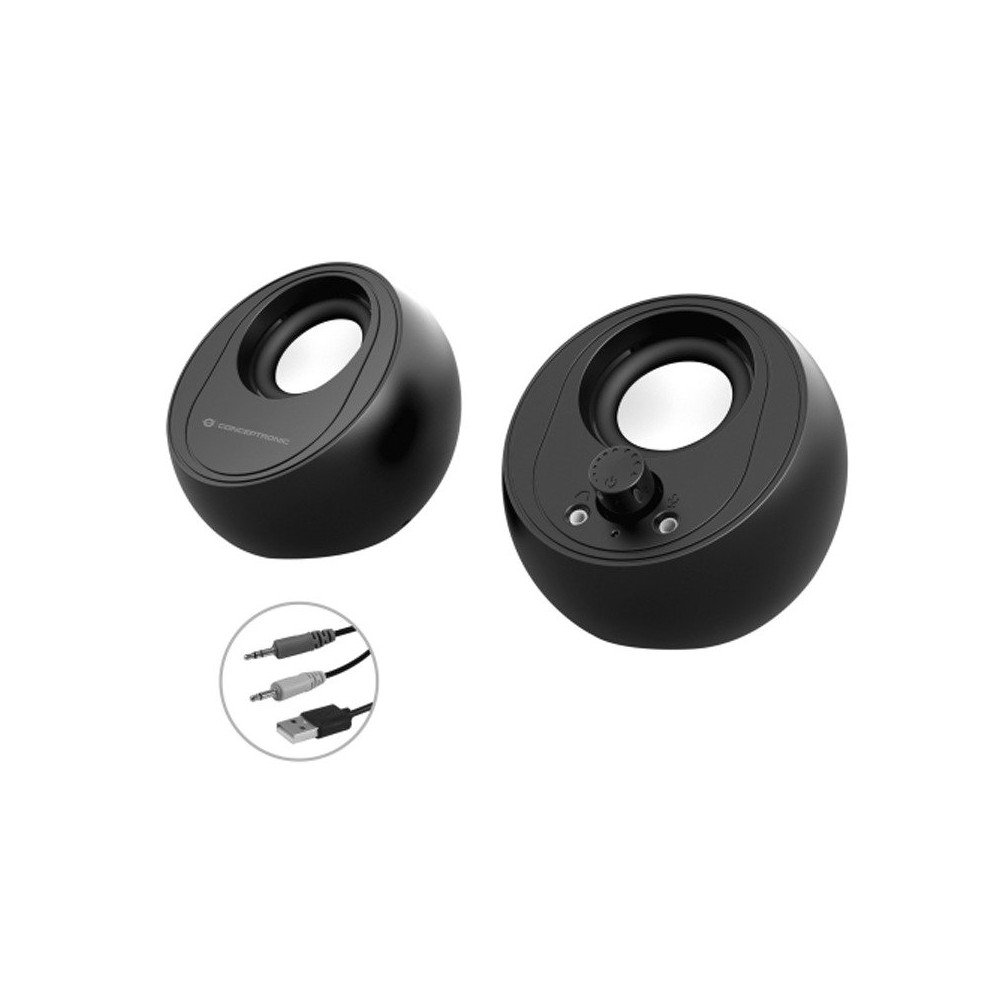 CONCEPTRONIC BJORN01B - SPEAKER 2.0 - BLUETOOTH - 10W - USB-A POWER CONBJORN01B