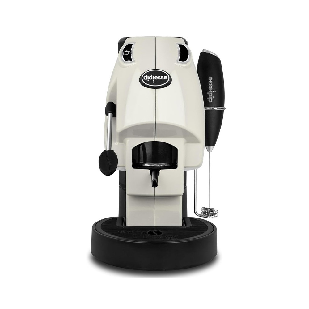DIDIESSE BABY FROG COFFEE AND TEA (AVORIO) - MACCHINA DA CAFFE'' CON FRULLINO E DOPPIO PORTACIALDA - 450W DDSBABYFROGCTAVORIO