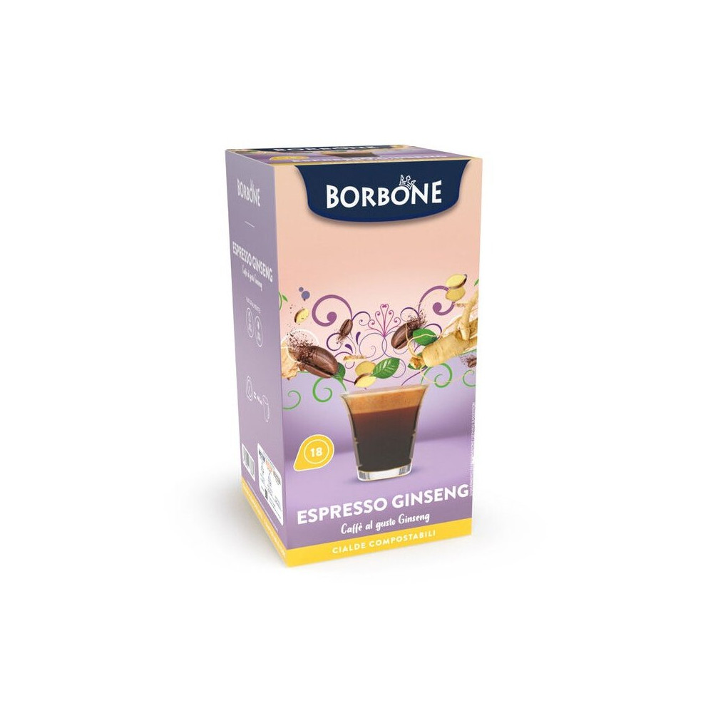 CIALDE ESE 44MM CAFFE'' BORBONE GINSENG - BOX 18PZ CFBCIA-GINSENG
