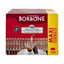 CAFFE'' BORBONE MISCELA NOBILE (BLU) - BOX 120 CAPSULE COMPATIBILI LAVAZZA A MODO MIO CFBAMSBLUNOBILE120PZ