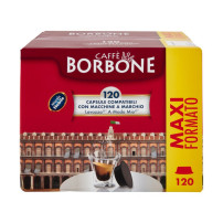 CAFFE'' BORBONE MISCELA NOBILE (BLU) - BOX 120 CAPSULE COMPATIBILI LAVAZZA A MODO MIO CFBAMSBLUNOBILE120PZ