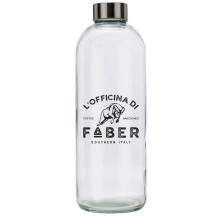 FABER PA59V - BOTTIGLIA IN VETRO SERIGRAFATA DA 1000 ML PER MACCHINA CAFFE'' ( NON ADATTA ALLA SERIE MINI) FABPA59V