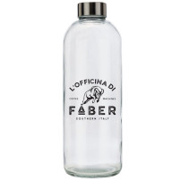 FABER PA59V - BOTTIGLIA IN VETRO SERIGRAFATA DA 1000 ML PER MACCHINA CAFFE'' ( NON ADATTA ALLA SERIE MINI) FABPA59V