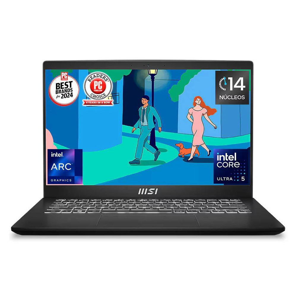 NB 15,6 U7 155H 16GB 512SSD W11 MSI MODERN 15 AI - BACKLIT KEYBOAR