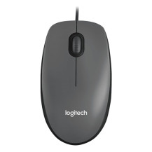 MOUSE M90 LOG BLACK CON FILO USB 910-001793 NERO