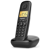 GIGASET START 100 (NERO) - TELEFONO CORDLESS SINGOLO - VIVAVOCE - FUNZIONE SVEGLIA SIESTART100BK