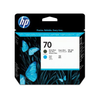 ORIGINAL HP Testina per stampa ciano / Nero (opaco) C9404A 70