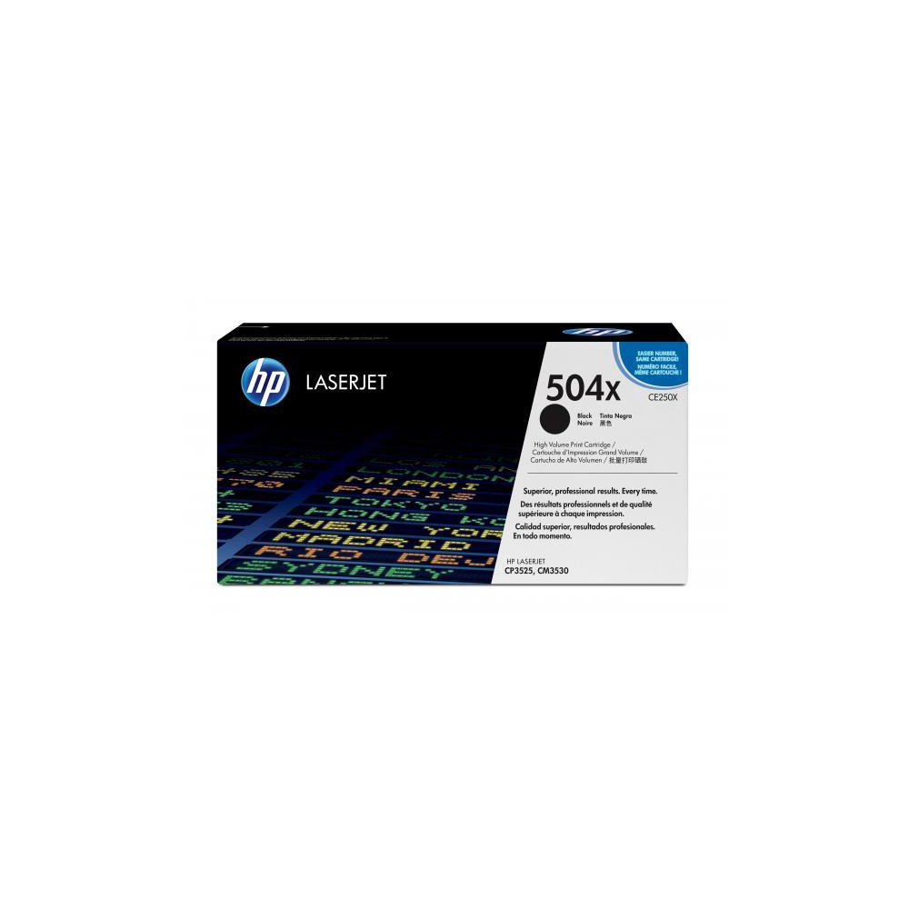 ORIGINAL HP toner nero CE250X 504X ~10500 Seiten